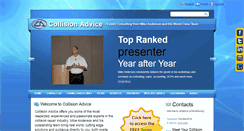 Desktop Screenshot of collisionadvice.com